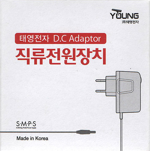 태영전자 태영전자 태영전자 D C 아답터 9V 300mA
