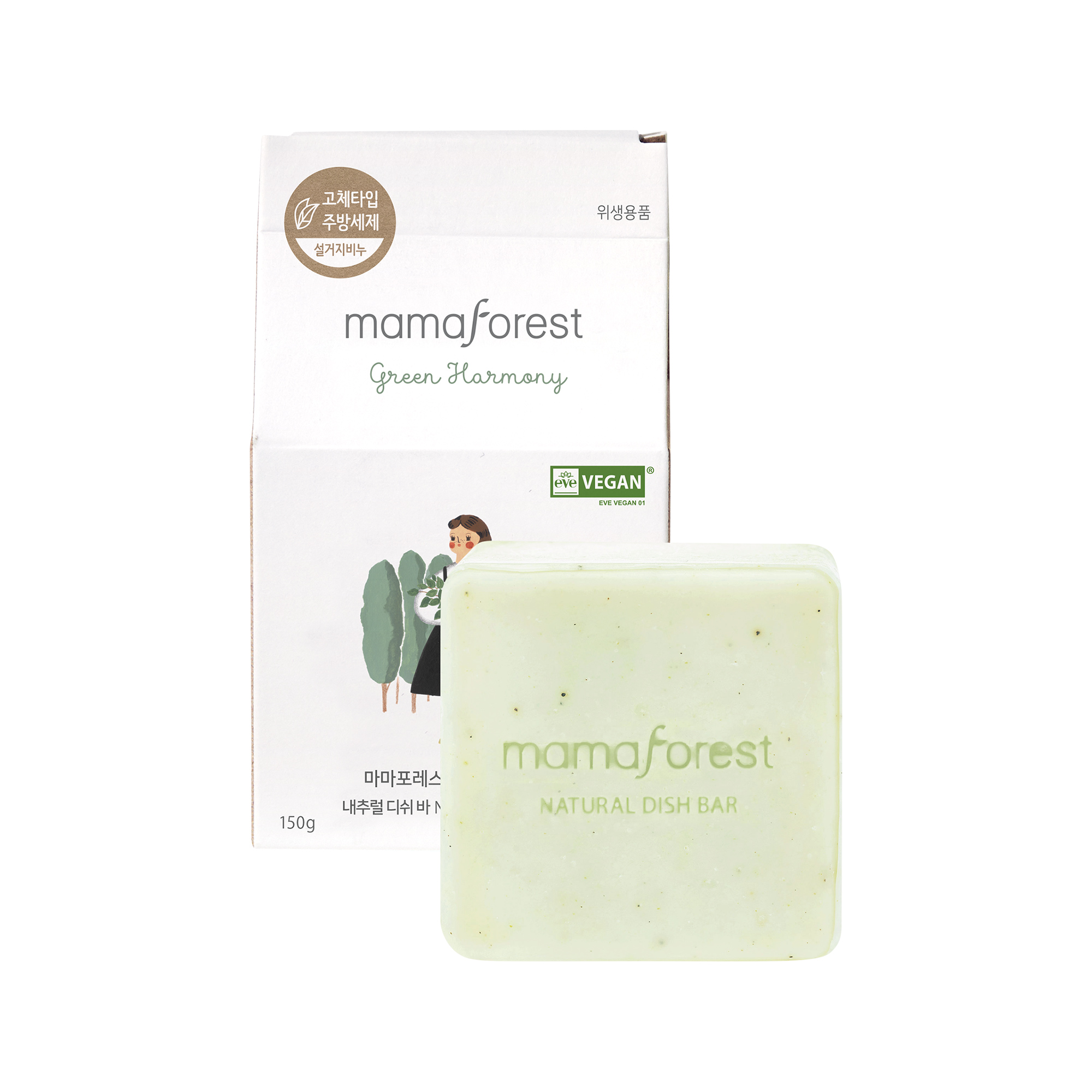 마마포레스트 내추럴디쉬바 그린하모니 150g