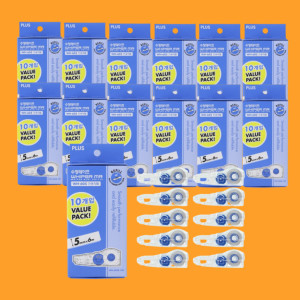 아톰상사 아톰 아톰 PLUS 플러스 수정테이프 리필 20개입 WH-605R-10P