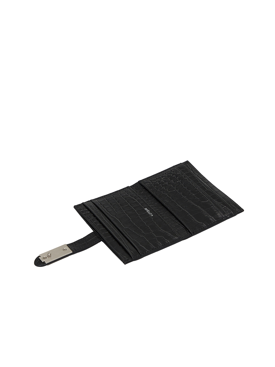 분크 분크 Magpie Card Wallet Croco 맥파이 카드지갑 VQB3-1CW115-1BKXX