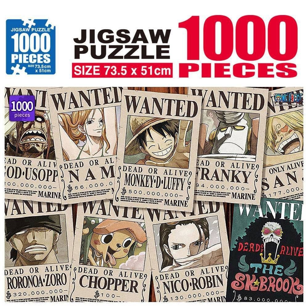 학산퍼즐 원피스 직소퍼즐 1000pcs NEW 현상수배