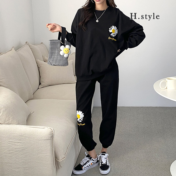 H스타일 LH 데드플세트 봄신상 트레이닝세트 마트룩 츄리닝셋트 치마셋업 홈웨어 간절기