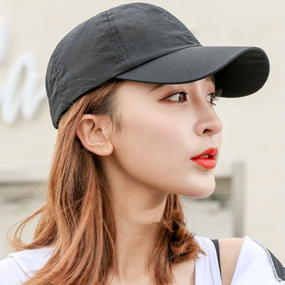 리더스 블랙 바람 통하는 매쉬 볼캡 남여공용