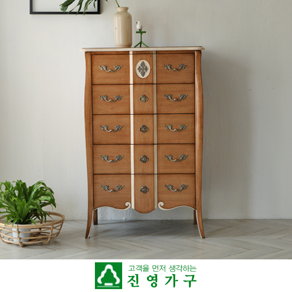 진영가구 라일라 5단 서랍장