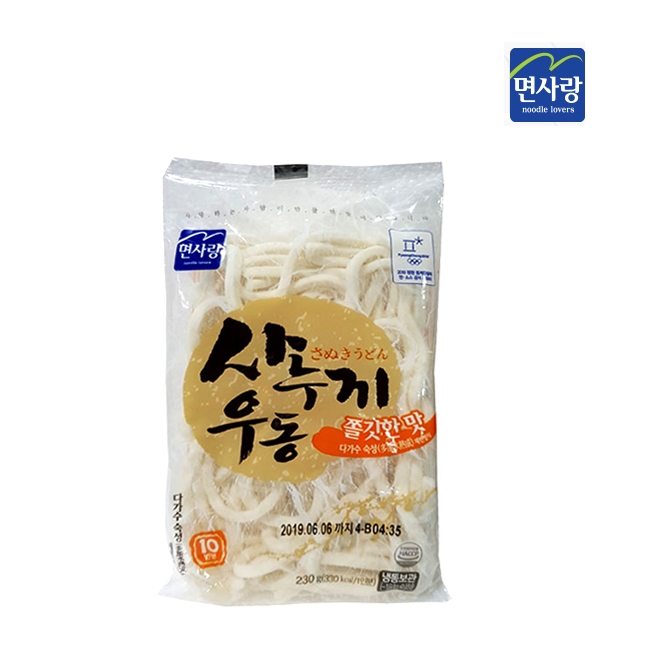 전국택배 사누끼우동 면사랑 쫄깃한맛 230g 40봉 BOX