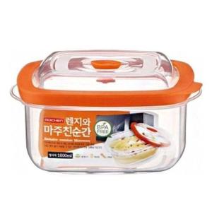 로이첸 전자렌지 용기 정사각 반찬통 보관통 X 2매입
