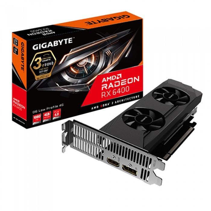 기가바이트 기가바이트 라데온 RX 6400 UD2 D6 4GB Nano LP 제이씨현