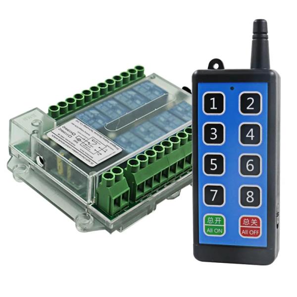 가전 액세서리 무선 RF 원격 제어 스위치 모터 8 채널 12V 24V 36V 220V 01 -1 01 -1 DC9V-72V