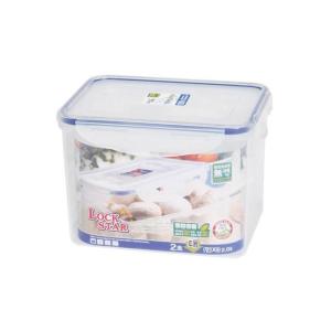락스타 밀폐용기 투명락 직2호 대2L W