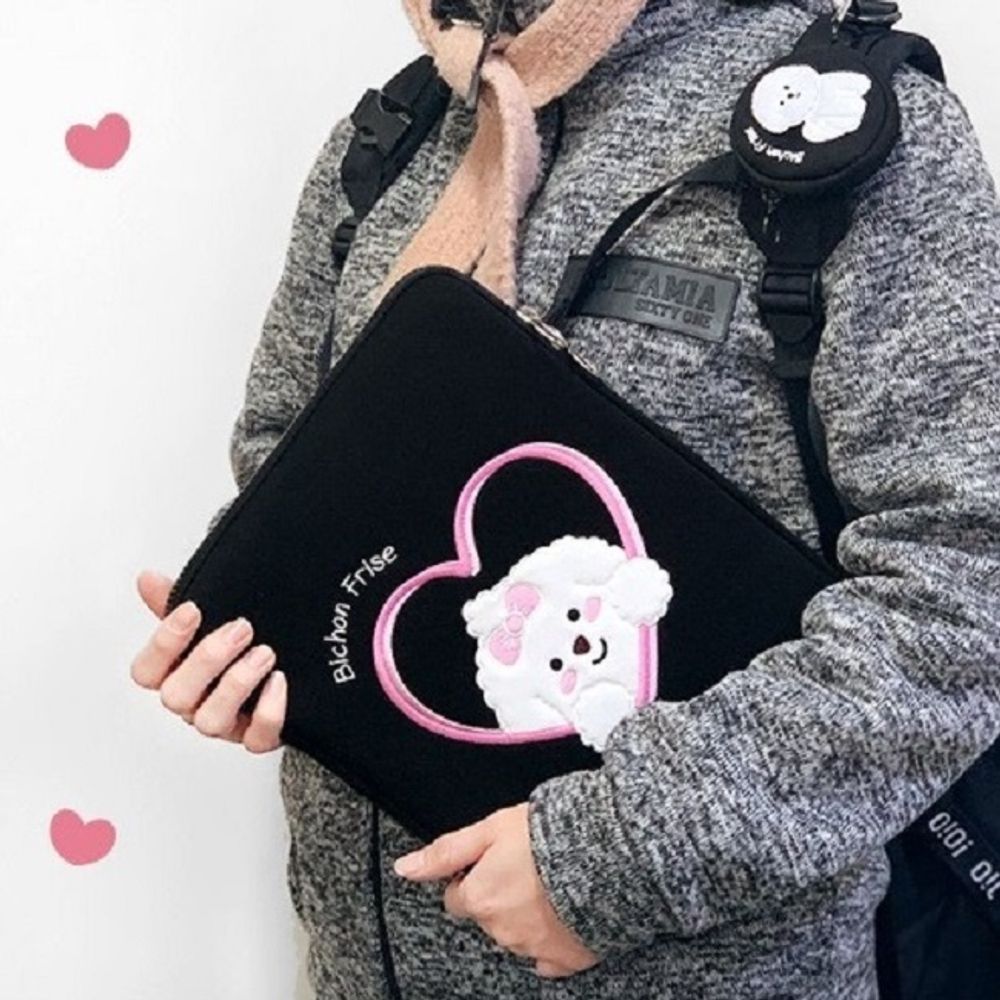 미니수납파우치 1P 쁘숑 11 하트 파우치 수납 가방