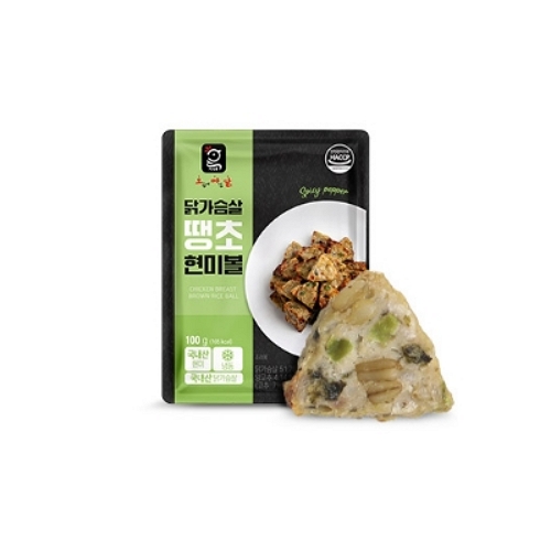 청솔식품 오븐에빠진닭 닭가슴살 땡초현미볼 
