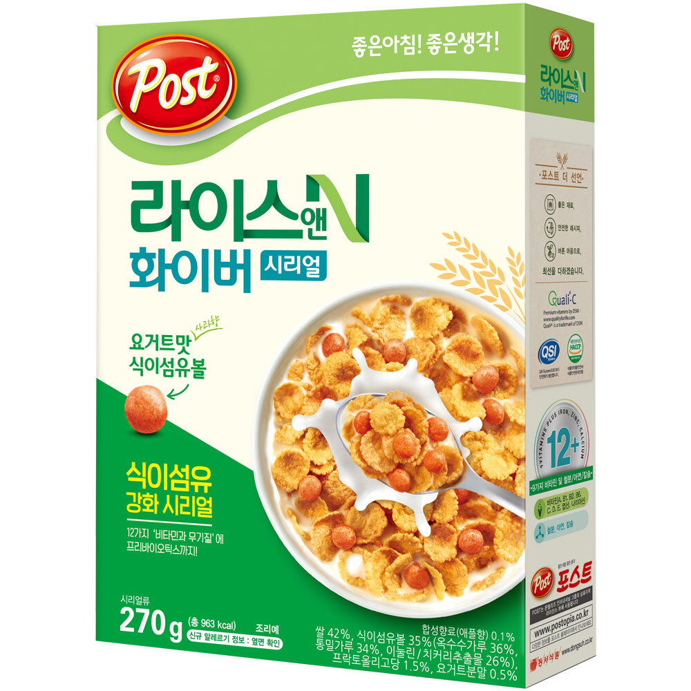 포스트 라이스앤 화이버 270g