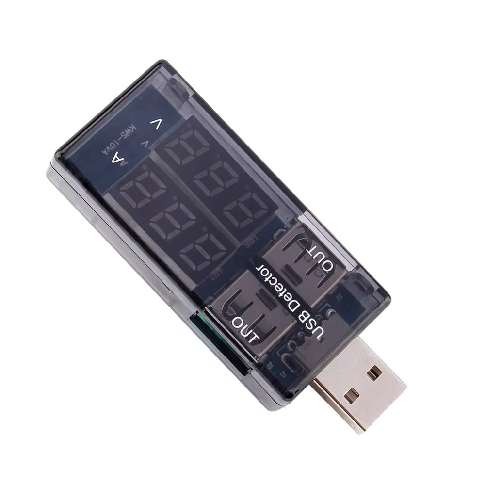 새로운 듀얼 USB 전류 전압 충전 검출기 테스터 배터리 전압계 전류계 충전기 의사
