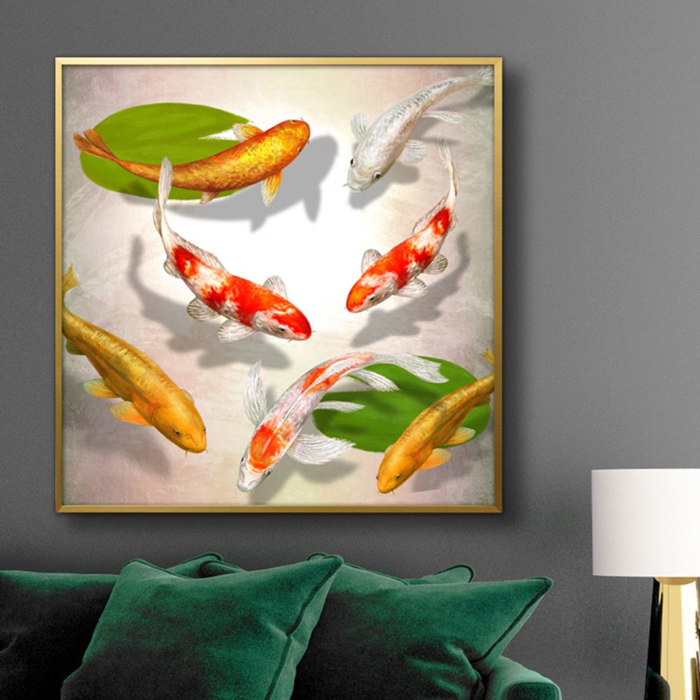 잉어 그림 액자 50G 풍수그림 돈들어오는 CARP5