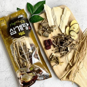 더조은푸드 자연그대로 삼계탕 육수 재료 원물형 500g 100g