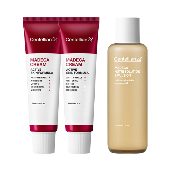 센텔리안24 마데카 크림 액티브 스킨 포뮬러 50ml x 2개 + 마데카 뉴트리 솔루션 에멀전 150ml