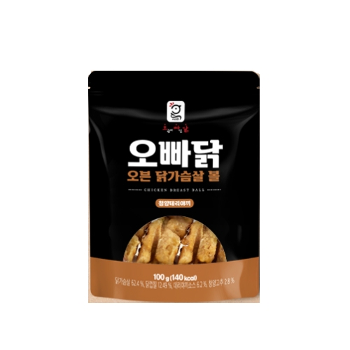 청솔식품 오븐에빠진닭 오븐 닭가슴살볼 청양데리야끼