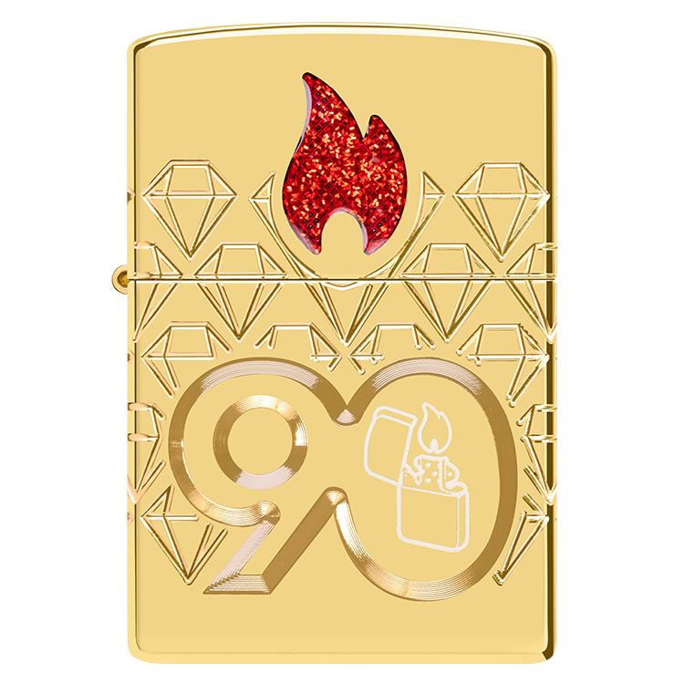 지포 꺼지지 않는 불 90주년 기념 라이터 48886 Collectible of the Year