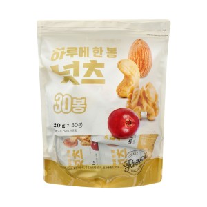 해맑음푸드 하루에 한 봉 넛츠 20g x 30개입