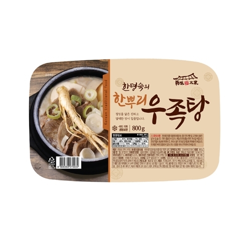 미트프라자 한명숙 한뿌리 우족탕 800g
