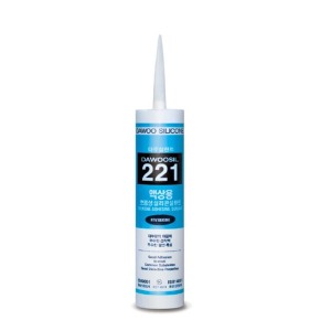 다우 흐름성 실리콘 221 다우 실란트 액상형270ml 냉장 전기 선박 반투명