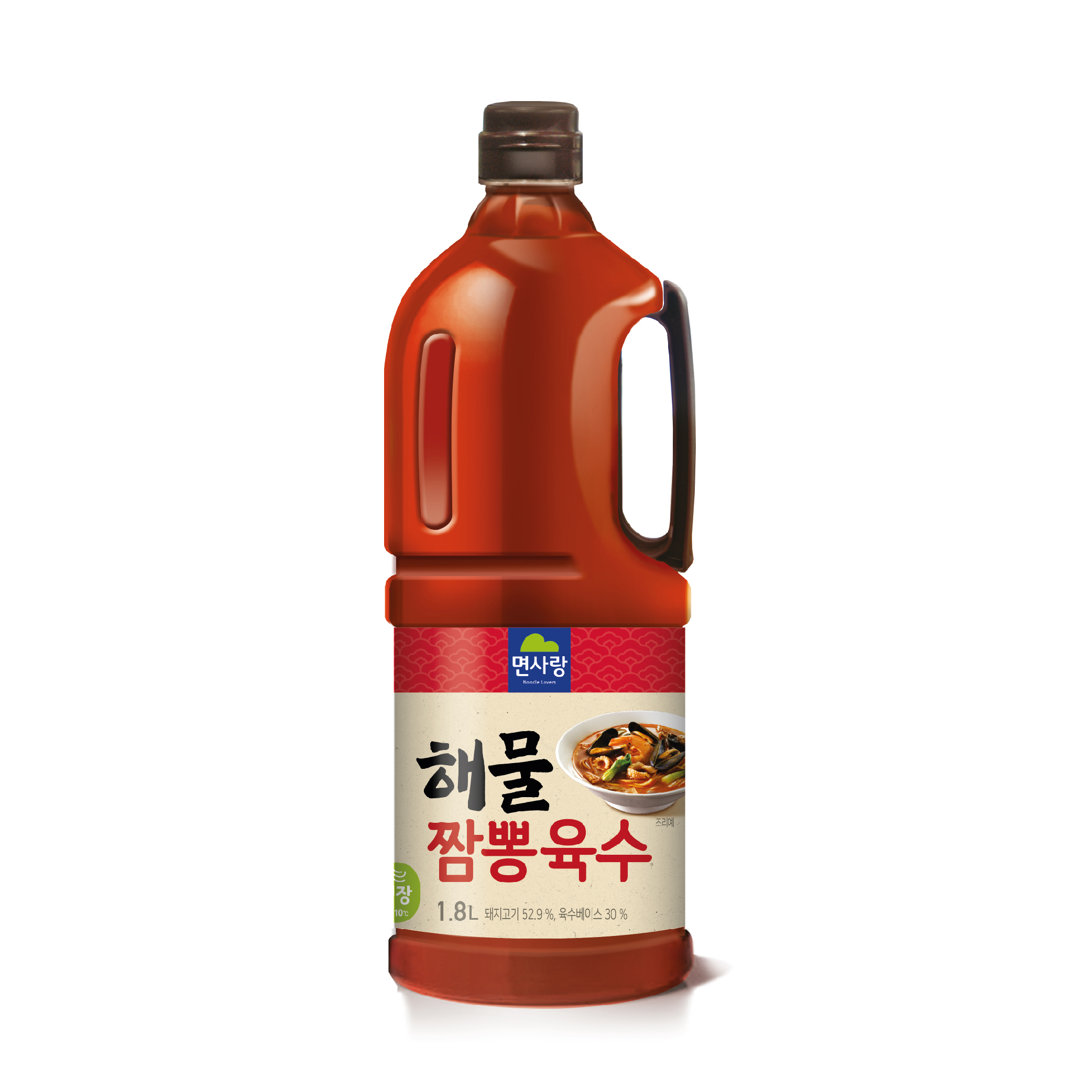 면사랑 면사랑 면사랑 해물짬뽕육수 1.8L