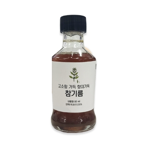 우리농산 포레스트 참기름 80ml