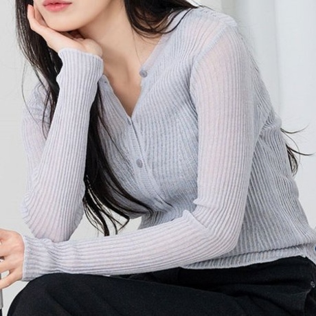 여자 가디건 여름용 사무실 데일리 코디