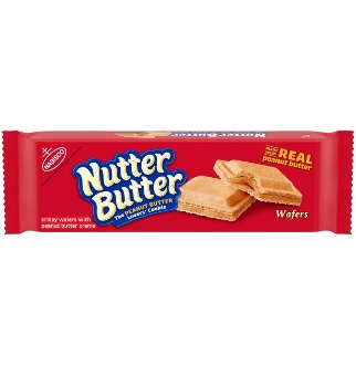 Nutter Butter Peanut Butter Wafer Cookies 너터 버터 피넛 버터 웨이퍼 쿠키 297g x 4 4개