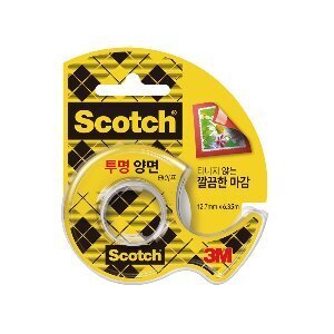 스카치 투명 양면테이프 237D 19mmx7 6m