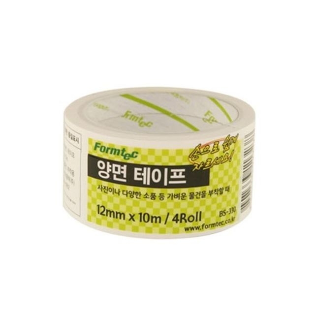 폼텍 4등분양면테이프 12x10 1개 BS-330