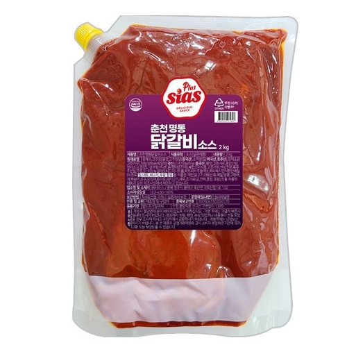 시아스 시아스 춘천 명동 닭갈비 소스 2kg