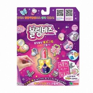 한정 영실업 시크릿아트 블링비즈 패션스티커 스크랩북