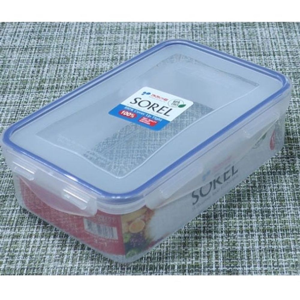 밀폐 용기 뚜껑 반찬통 찬기 냉장고 보관통 1 1L