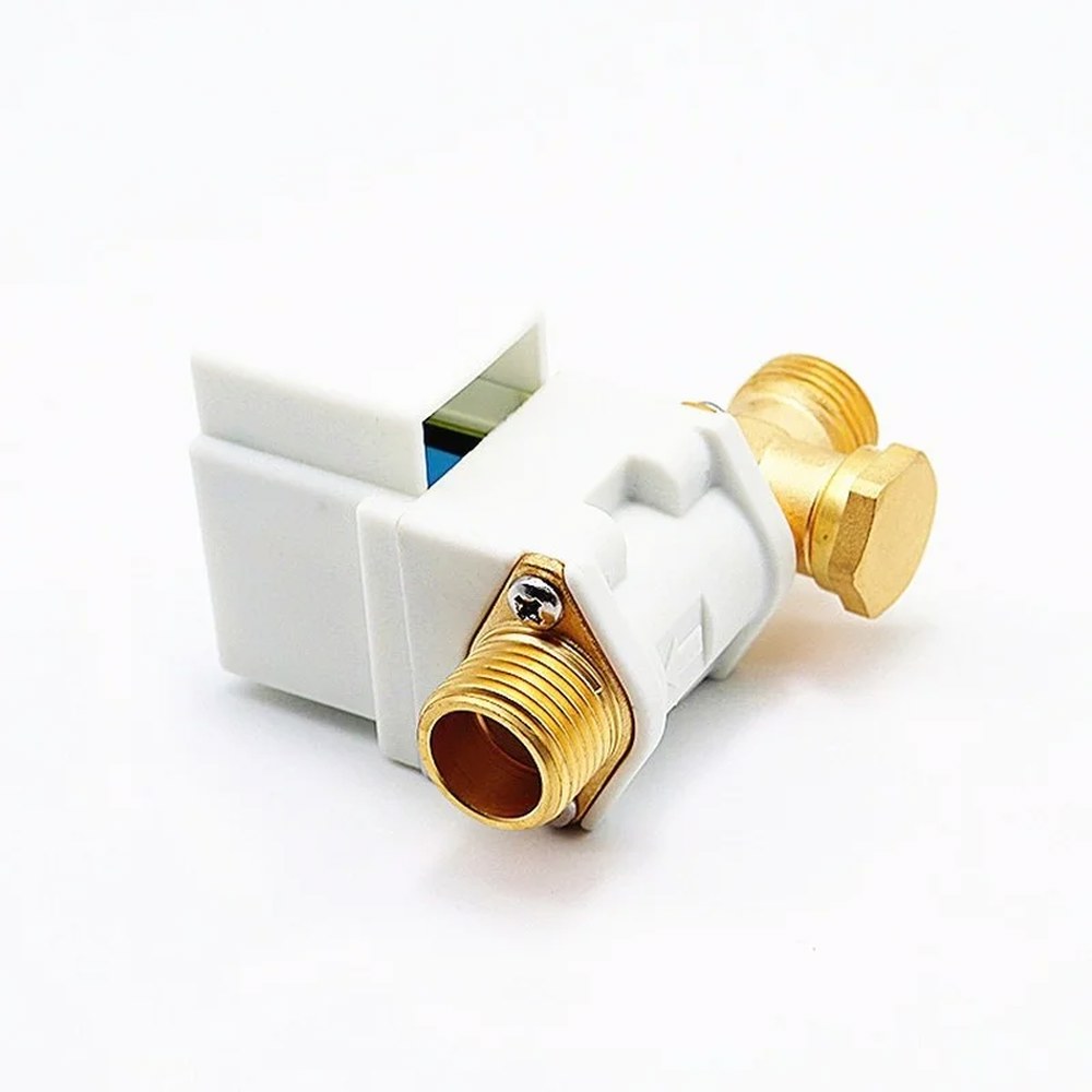 황동 전기 솔레노이드 밸브 온수기 공기 태양열 시스템 G1 2 NC 12V 220V