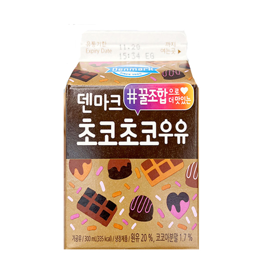 동원에프앤비 덴마크우유 초코초코 우유 300ml