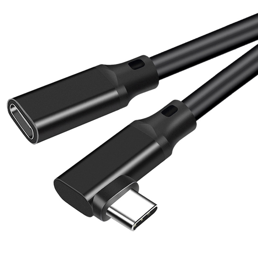 바라보고 바라보고 ㄱ자 USB3.2 C타입 GEN2 4k 연장 케이블 10Gbps