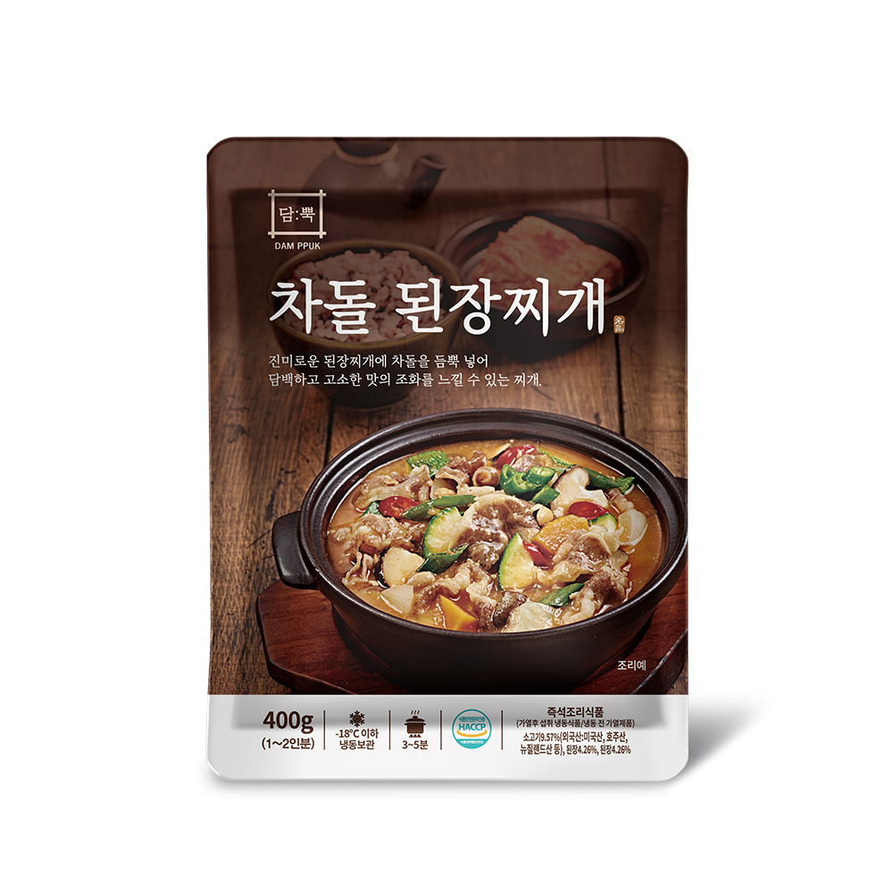 담뿍 차돌 된장찌개 400g