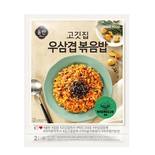 태송 올반 고깃집우삼겹볶음밥 403g
