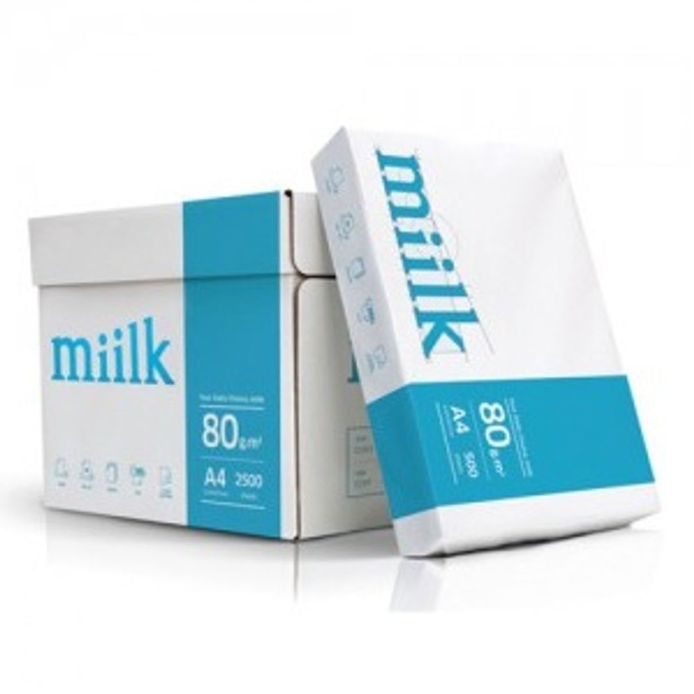한국제지 밀크 A4 복사용지 A4용지 80g 500매 1권