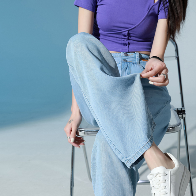 토리 텐셀 아이스 롱 데님 팬츠