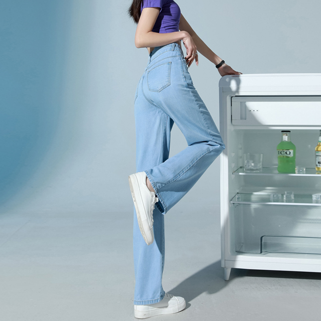 토리 텐셀 아이스 롱 데님 팬츠
