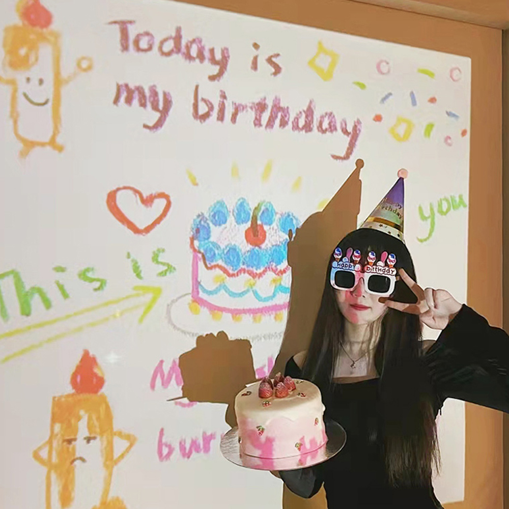 씨티라이프 씨티라이프 리빙디오 1 1 생일 홈 파티 배경 꾸미기 LED 미니빔프로젝터