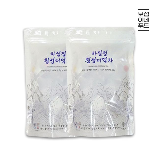 보섭이네푸드 식품 보섭이네푸드 하심정 국내산 더덕티백차 15g 1gX15개