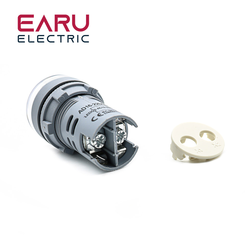 LED 디지털 디스플레이 AC 전압계 표시등 파일럿 램프 AD16 타입 110V 220V 60-500V AD16-22DSV