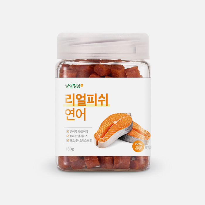 냥심멍심 리얼피쉬 연어 180g