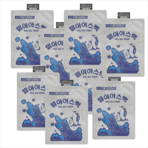대경 대경 부직포 젤아이스팩 100장 반제품 냉동 아이스 얼음팩 택배전용 최적의 신선도 유지