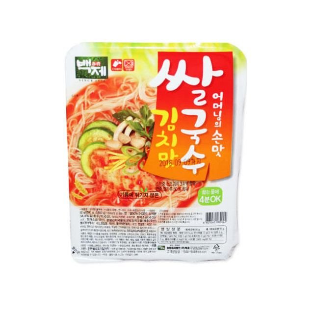 백제 쌀국수 김치맛용기 92g 30개 S10936467