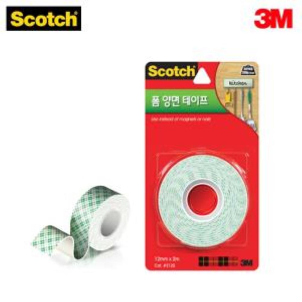 3M 스카치 폼 양면 테이프 2120 12mmx2m