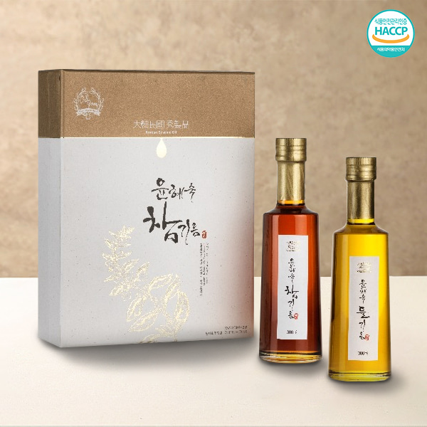 예천예찬 참깨의 본고장 예천 참기름 들기름 지함세트 2호